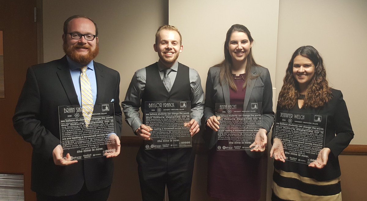 Congratulations to the 2018 @ud_engineering @uifellows on their #uifellows pinning ceremony last Friday! @jerseysikora @SearchEngJen Anna Hecht and Baylor Franck, mentored by @emilymcory