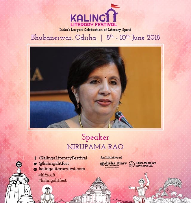 kalingalitfest's tweet photo. Happy to announce that #Ambassador Ms. Nirupama Rao (IFS Retd) @NMenonRao will join @kalingalitfest. She has been an inspiring Indian Ambassador to many leading countries including China and the US. She was the Second Women Foreign Secretary of India. #ForeignPolicy https://t.co/A6JldX1Jmx
