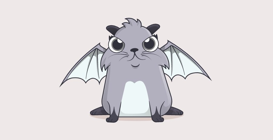 Huge thanks to <a href="/BKD_Kitties/">Rook_E Topshot</a> for giving me this amazing Gargoyle Kitty! Everyone knows how much I love Vintage Kitties (all-grey), and gargoyles are the best variety of Vintage! 💚🐱💚 <a href="/CryptoKitties/">CryptoKitties</a>
