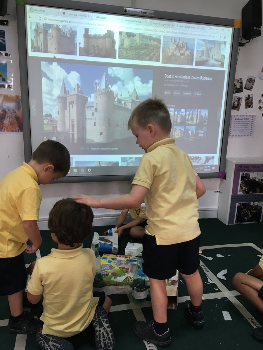 Horizon_FS1's tweet photo. This is what creativity, collaboration, and critical thinking looks like in FS1! Our creation was a castle complete with a drawbridge, towers and turrets! Junk modeling at its finest we’re sure you’d agree! @Horizon_Eco #PowerfulLearners #ReduceReuseRecycle #childledlearning https://t.co/1IuZIyc2ZU