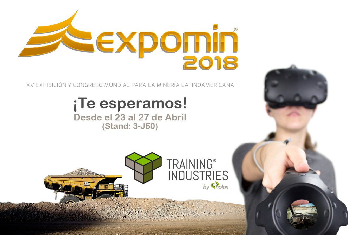 InfoHolos's tweet photo. Estaremos con Training Industries en Expomin 2018. Los esperamos!!! https://t.co/wKLGLf7C1Y