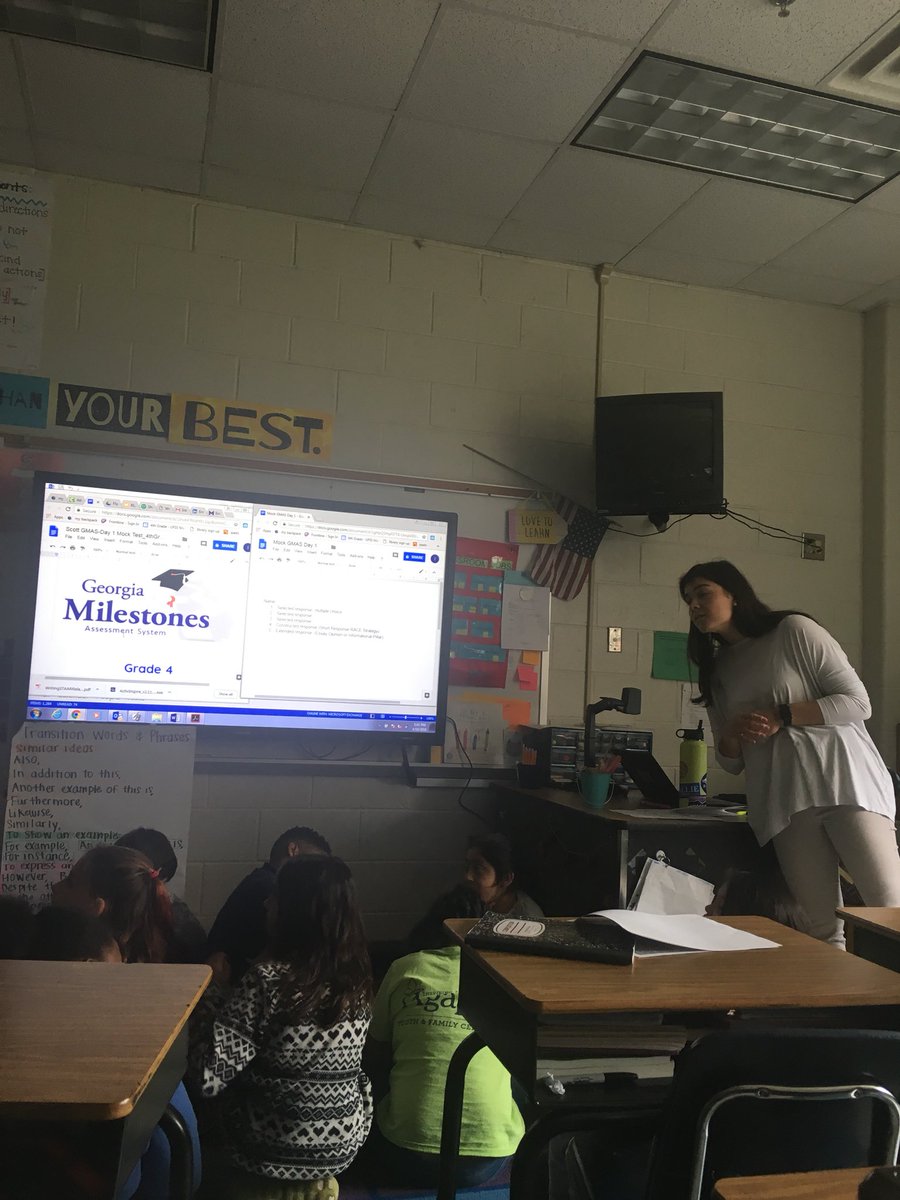 WallineW's tweet photo. Round 1: Stds base instruction, focus lesson 2, test prep!! My yr1 ๐ฉ๐ผโ๐ซ provides explicit instructions and manages ๐ง๐ฝexpectations for the mock test tomorrow.#checking4understanding #forecasting @APSInducts @BoltonPrincipal https://t.co/h1aVEsg2PA