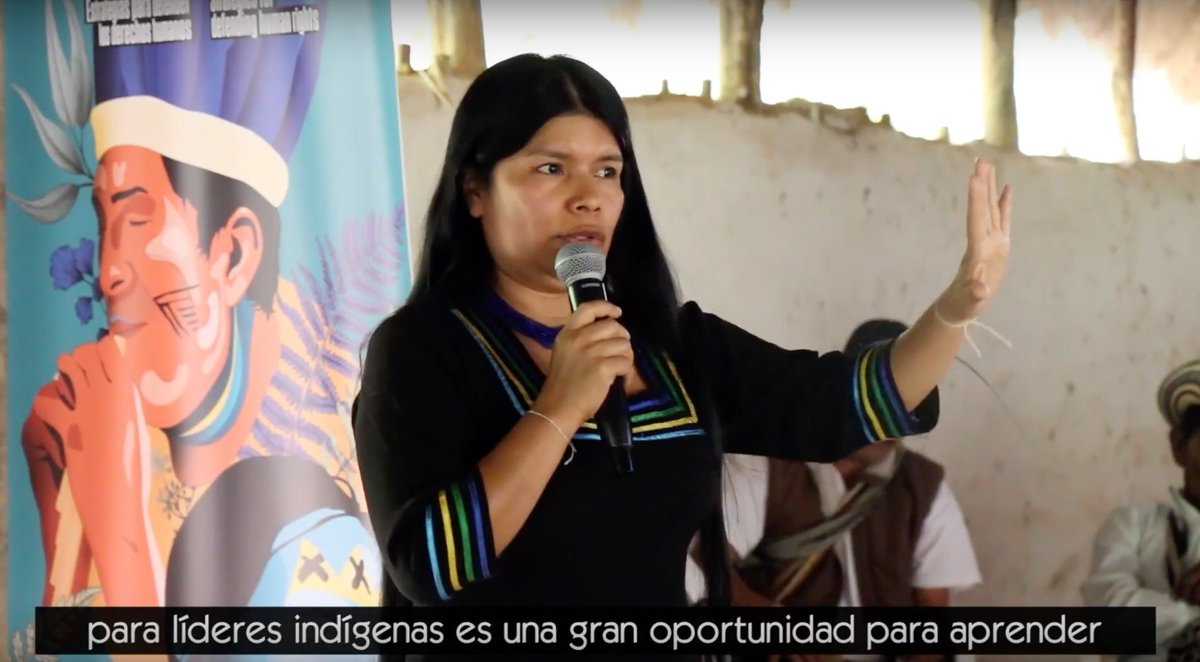 AmazonMiller's tweet photo. Call for Applications - Global Workshop for Indigenous Leaders 2018! Application deadline June 15, send to {consultaprevia@dejusticia.org}. For more information, watch this brief video: https://t.co/VoiDaBlpv1 https://t.co/mwzmTElZke