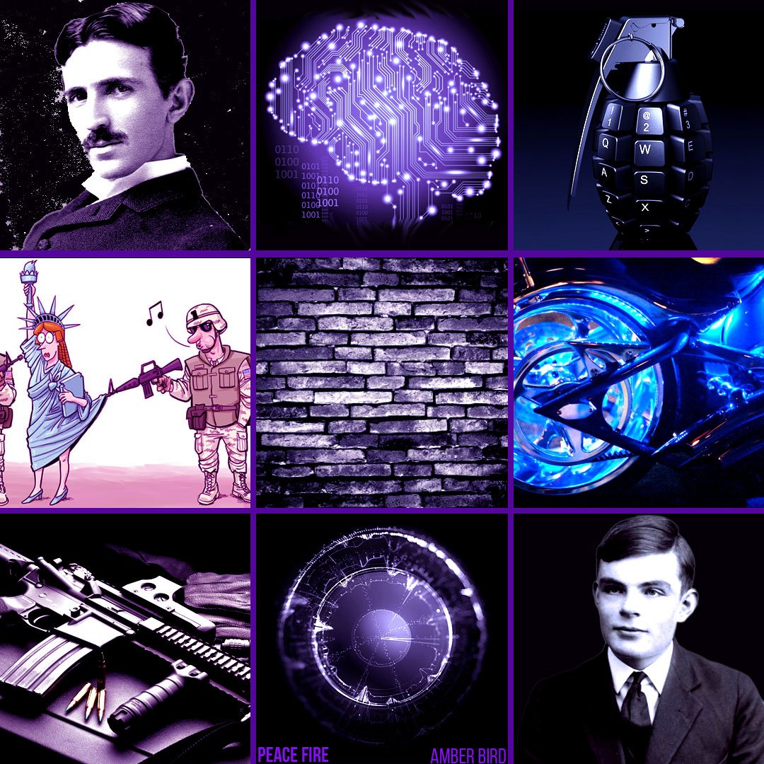 varnishcentral's tweet photo. #Moodboard for Bryan. Whilst intriguing to me, he's a simple enough person that his mood board was easy to narrow down images for. And that's how you stay a stable wall, non?
#amberbird #peacefire #peaceforgers #sf #scifi #dystopian #cyberpunk #hacker #writedark #livelight https://t.co/pMudvm9ECF