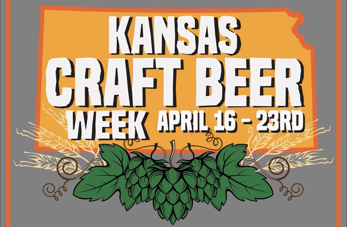 FreeStateBeer's tweet photo. Celebrate the burgeoning beer scene in the Sunflower State with Kansas Craft Beer Week 2018. We will have tap takeovers and liquor store tastings across the state, be sure to enjoy the week with The Original Kansas Craft Brewery!
#BecauseWithoutBeer #KCBW https://t.co/nTDo2wAgMd