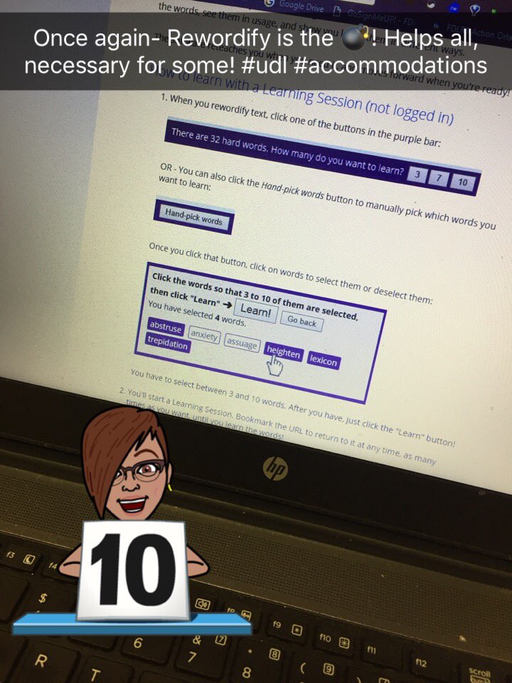 SpedTechMia's tweet photo. Great #accommodations #reading training by @ocpspds #assitivetechnologyspecialists Elizabeth &amp; Shannon showcasing some of my 💚 tools that remove barriers &amp; help Ss read &amp; show what they know! @texthelp #readwritegoogle @DonJohnstonInc #upar @Bookshare #literacy #k12 #fdlrs #udl https://t.co/cvyYQDPrBj
