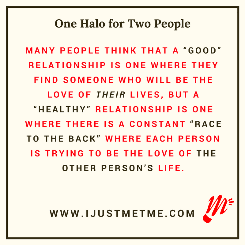 ijustmetme's tweet photo. Unless you're ready for a race to the back, stop looking for the love of your life. Full post: https://t.co/jVsxb8hvL3 #RelationshipAdvice #HealthyRelationships #IJustMetMe #OneHaloTwoPeople https://t.co/Q9ZSDUoJ8Z