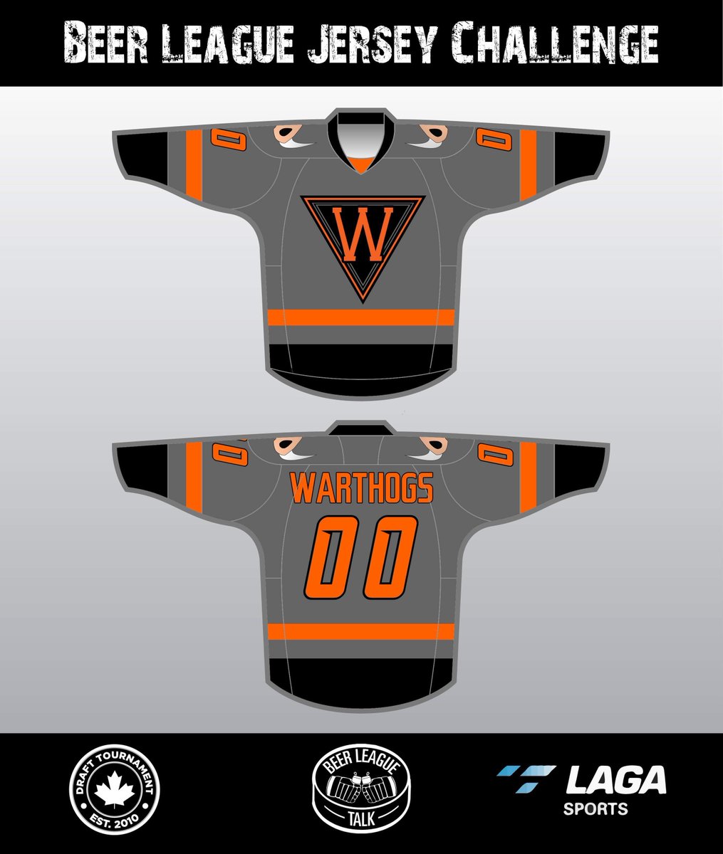 beerleaguetalk's tweet photo. Welcome to The Jersey Challenge by @BeerLeagueTalk and @LAGAsports. R/T to vote for the Warthogs to win a free set of jerseys for their team. Are you a Hockey Player? Check out the greatest hockey show in the world at https://t.co/63UAD6Vakt (Likes are tiebreakers) https://t.co/hYRMhfSW9v