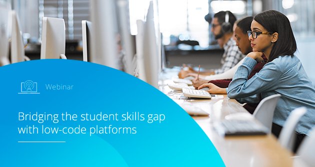 Mendix's tweet photo. Students with little to no programming backgrounds can build real working #applications on #Mendix as professors incorporate #lowcode into the classroom. https://t.co/5KnUB0LbCE #MxUniversity https://t.co/Ec7pcxzDSF