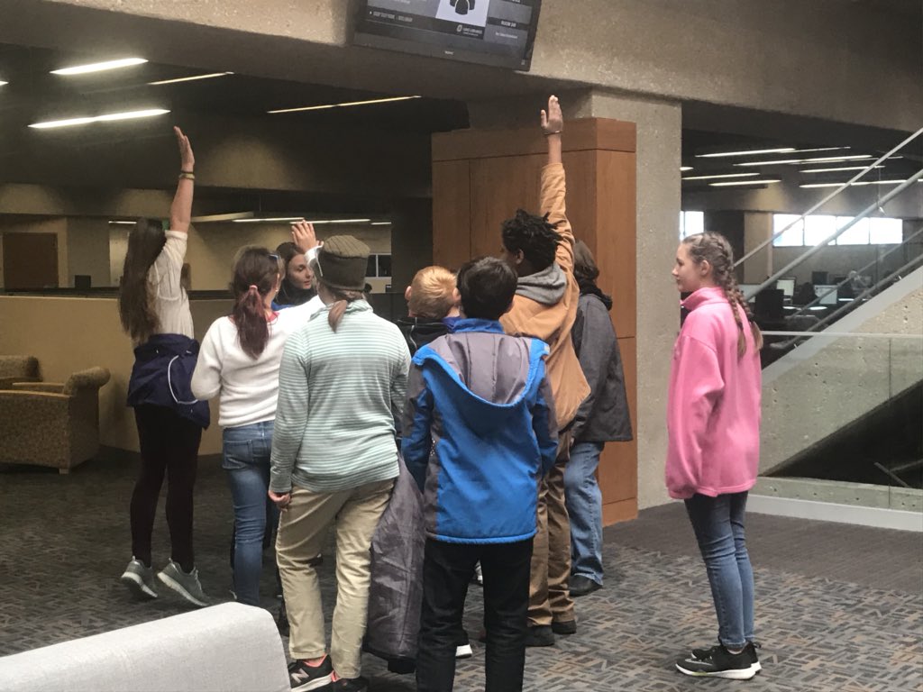 6th grade <a href="/CougarsCE/">Central Elementary</a> exploring the UNO. #bpsne