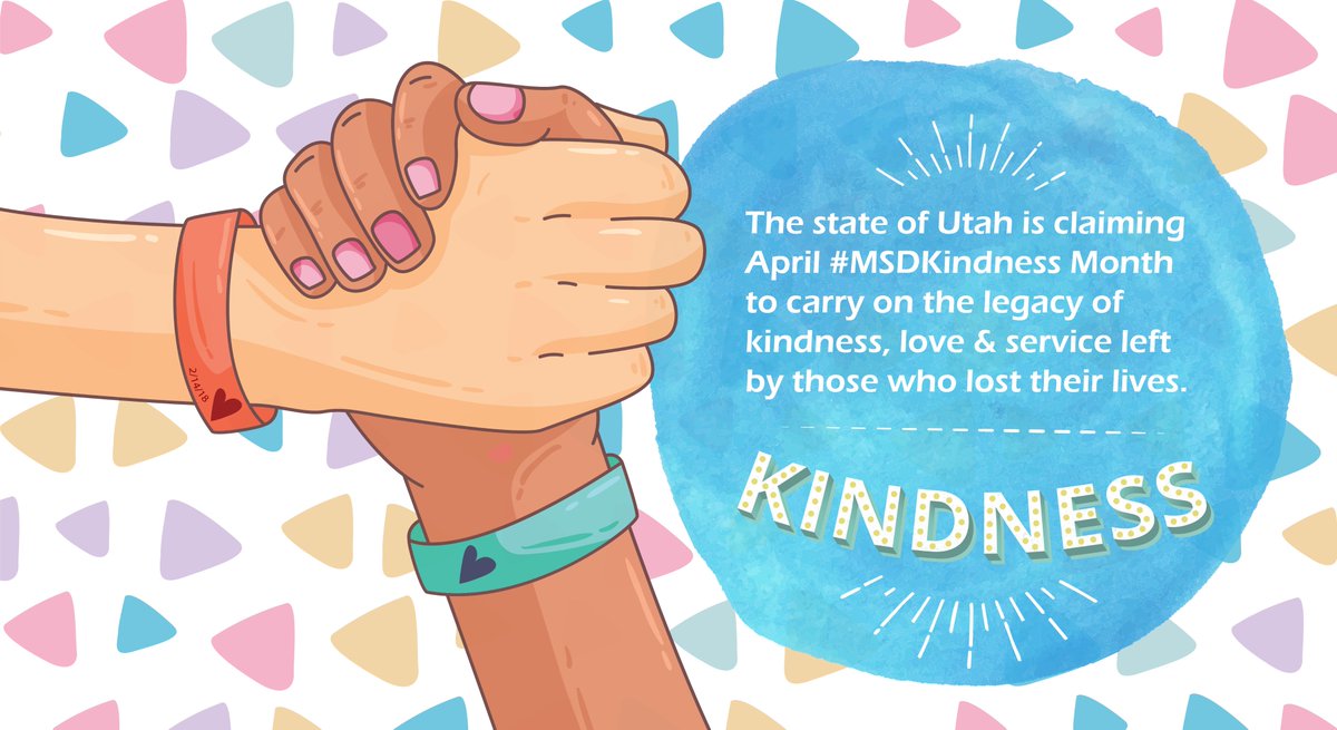 UTPublicEd's tweet photo. Participate in our campaign for a month of kindness by tagging your photos of kind deeds with #msdkindness and #aprilkindness - for more on this campaign visit: https://t.co/zW5De08xGm
#UtED #bekind #kindness https://t.co/lPl5wCUpvz