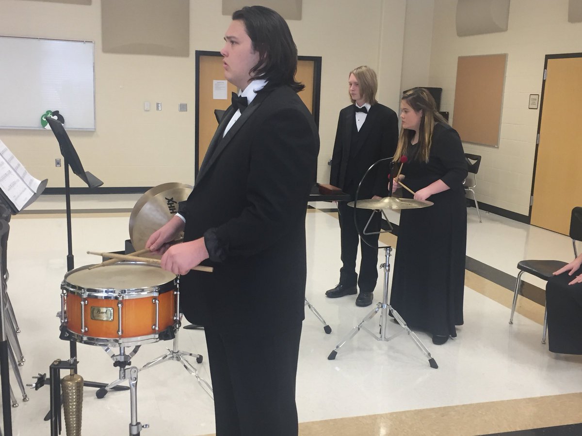 PurvisBand's tweet photo. Warming up for our #MHSAA State Evaluation https://t.co/Jqqo4W6Pgp