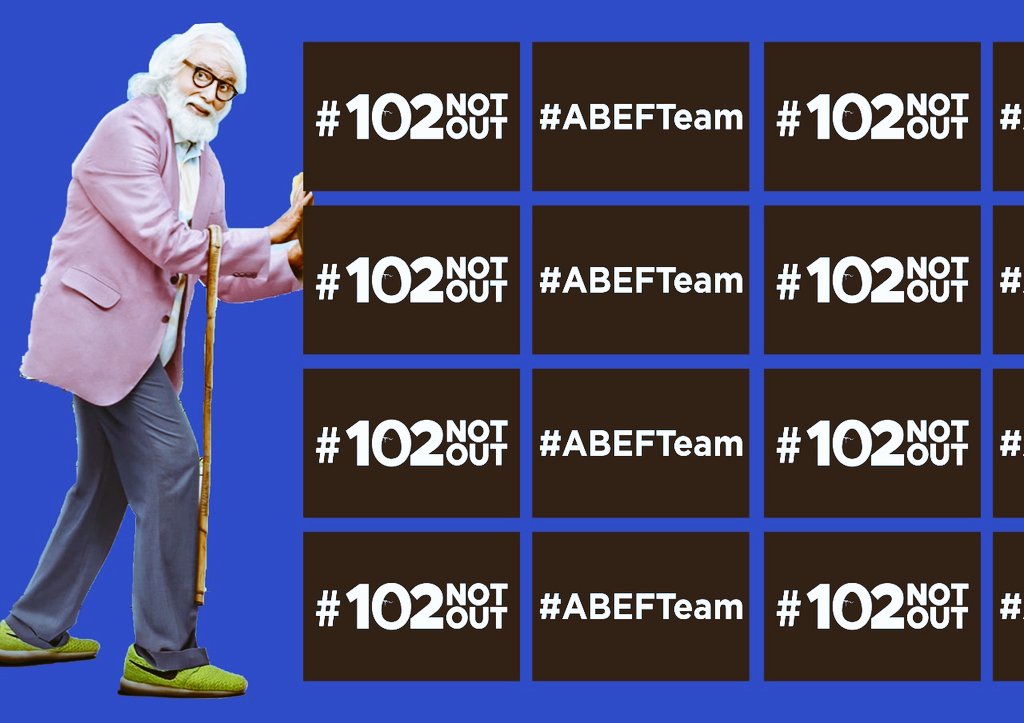 SharmilaSBhatt's tweet photo. #18DaysTo102NotOut
Be part with ur
#MyBadumbaaaStep
@SrBachchan
@chintskap @umeshkshukla @SonyPicsIndia
#ABEFTEAM
#AllIndiaABEFMeet #102NotOut https://t.co/JQbeZIXBao https://t.co/eunenyV02z