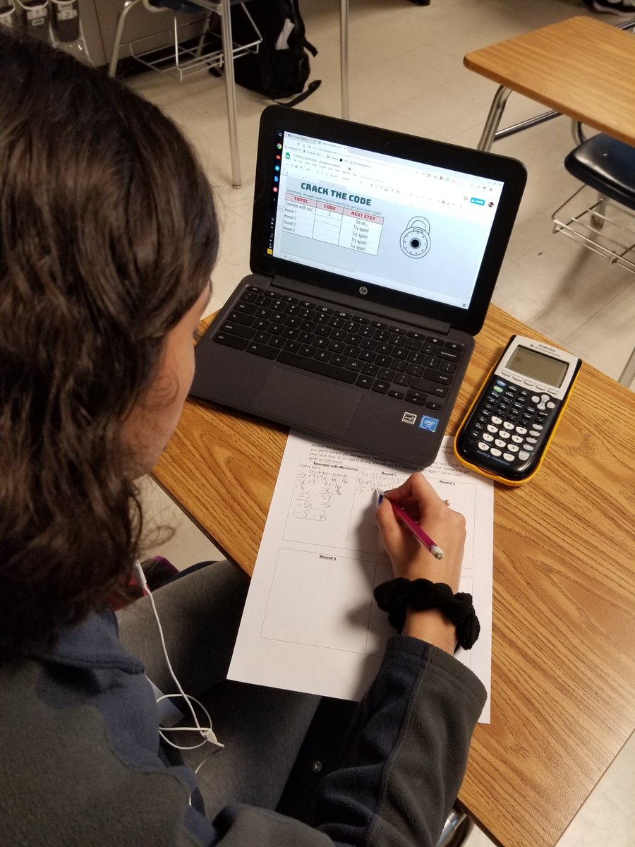 MrsCourtneyWHS's tweet photo. Kicked off Algebra 1 EOC review today with a Digital Breakout activity! Love when technology allows for immediate feedback!! #rhsalgebra1 #beattheeoc #staarreview #rhsmath @WilliamKParker @RISDiTeam @MathRisd @RichardsonHS1 https://t.co/YxKxkCKhbj