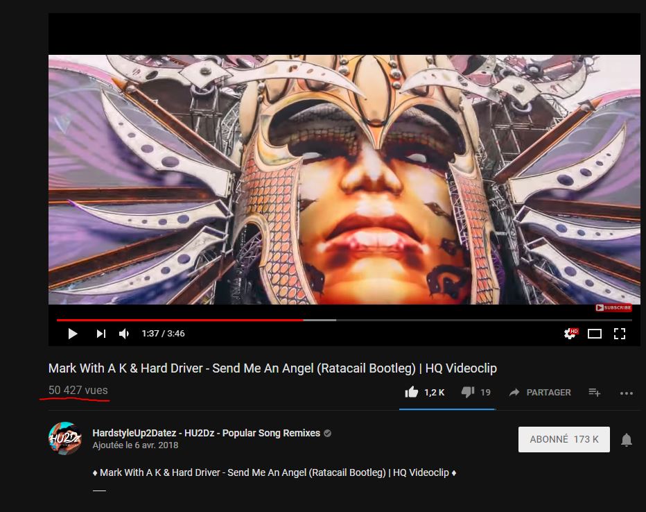 Ratacail's tweet photo. My latest Bootleg just reached 50k views on Youtube ๐ฑ Thank you all and thank you again HardstyleUp2Datez for the upload ! โค๏ธ๐
#Hardstyle #Bootleg #Free #Release #Ratacail #Euphoric #MarkWithAK #HardDriver #SendMeAnAngel #Producer #Support #Hard #Music https://t.co/X4if2IwVQH