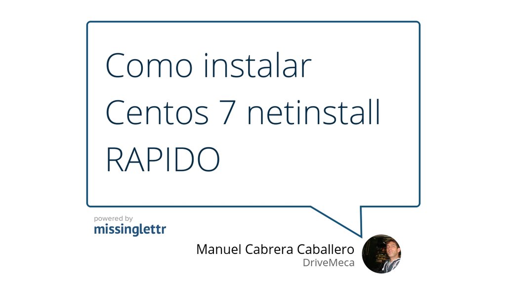 drivemeca's tweet photo. Como instalar Centos 7 netinstall RAPIDO https://t.co/r3p22Ga9ZO #linux #centos #netinstall https://t.co/hjDozwz8sD