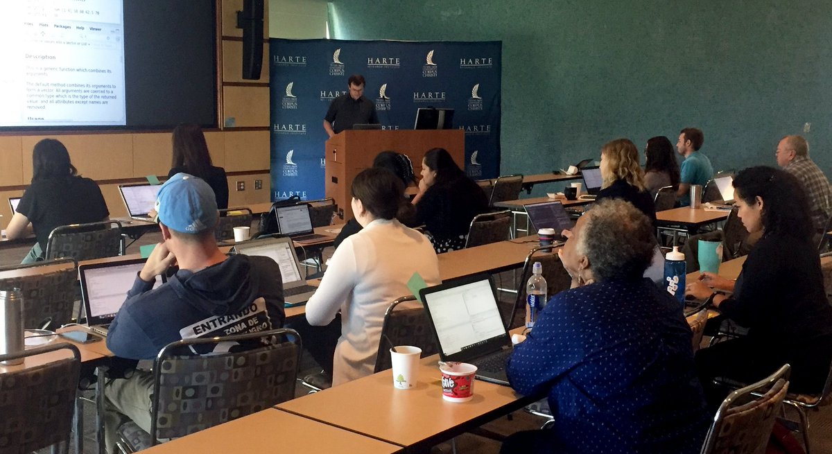 NASEM_Gulf's tweet photo. We're at @HarteResearch today and tomorrow with @datacarpentry to help #GulfofMexico researchers learn best practices for #data management. Thanks to all who are participating! https://t.co/7SkGeJuk1J