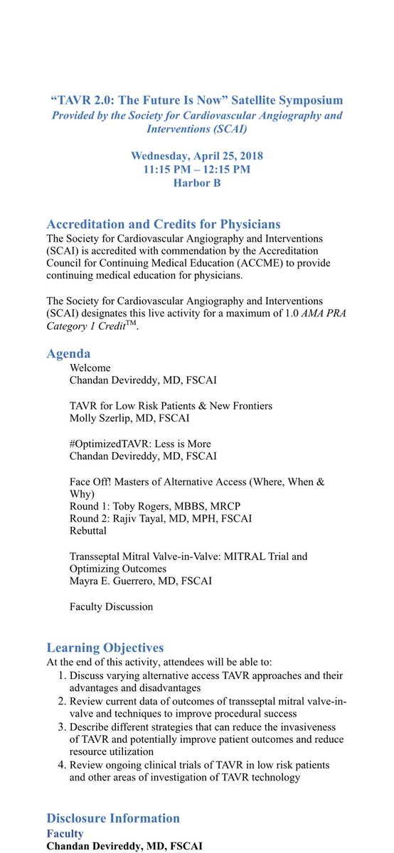 RajTayalMD's tweet image. Join us for a Faceoff on Alternative access #PercAx vs #transcaval #SCAI2018 #TAVR2.0 #nocontest