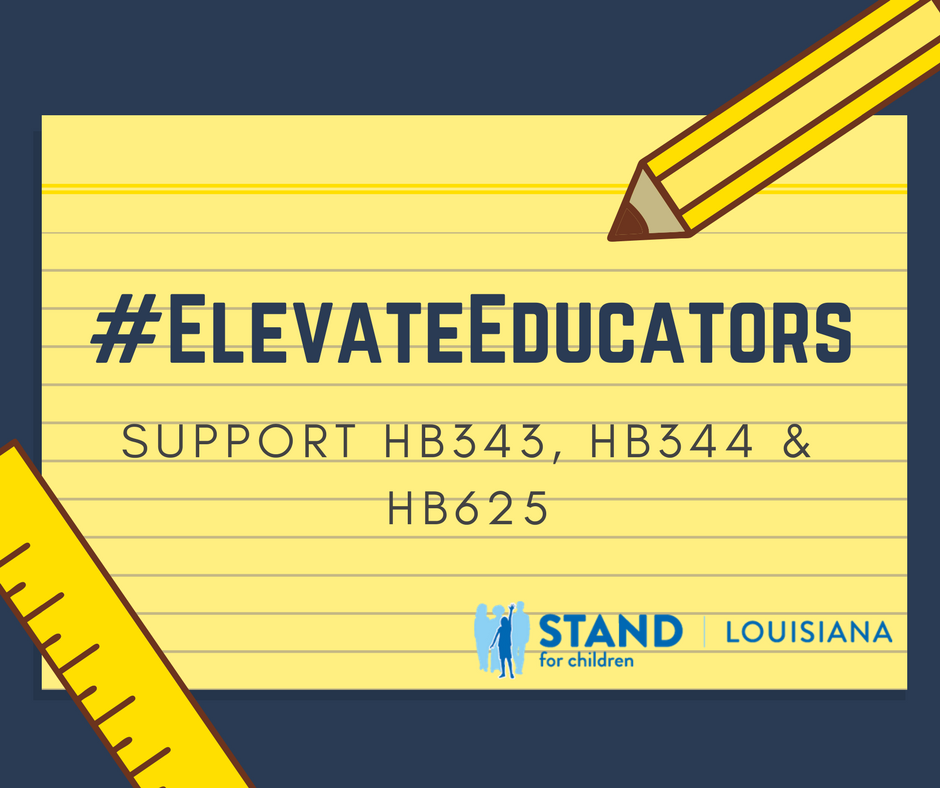 LouisianaStand's tweet photo. It's not too late to tell your rep. that you support our teachers! Remind them to vote 'YES' on #HB343 & #HB344 - legislation created by teachers, for teachers to protect their instructional time and ensure access to quality materials for students: https://t.co/eUXkM577Od https://t.co/xT3jE5ib5f