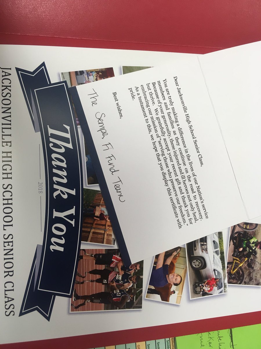 SGilletteJHS's tweet image. Very proud of the JHS senior class of 2018 @JHSstudentbody @seniors_jhs18! A true focus on service this year! #startlocal #tjink global @OnslowSchools @meldernc