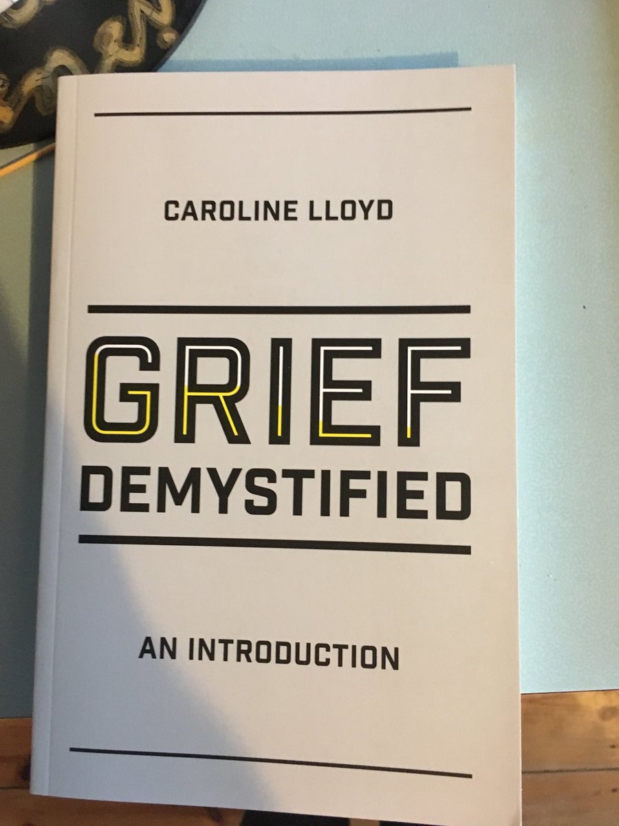 After meeting the lovely Caroline Lloyd <a href="/TheGriefGeek/">thegriefgeek</a> at #rememberme conference in Hull I’m really looking forward to reading her new book that has just arrived 😍