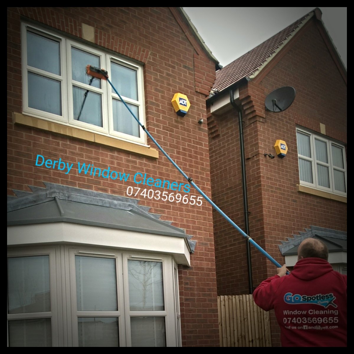 gospotless2018's tweet photo. We are taking on new customers! Text Derby window cleaners 07403569655 #Derby #mondaymotivation #Springcleaning #gospotless https://t.co/v7Y9FMluqU