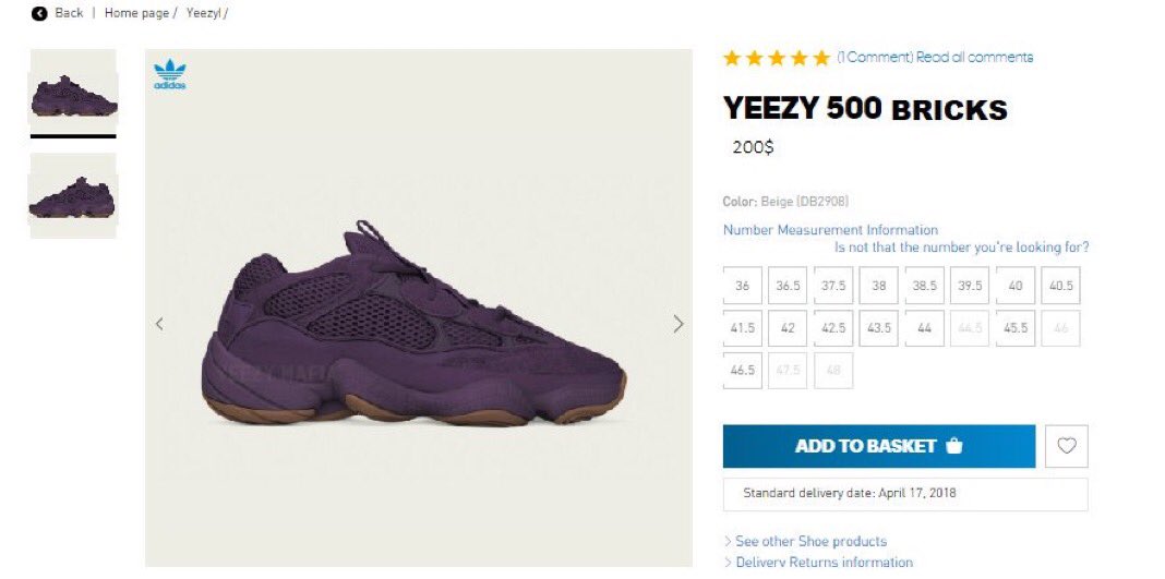ultraviolet yeezy 500 release date