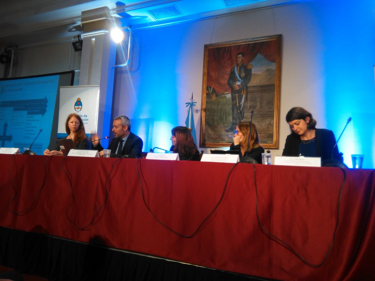 .@AlesBellantoni "The dynamics of some LAC countries in the move towards an #OpenState is unmet." <a href="/OECDgov/">OECD Governance</a> happy to work w/ <a href="/GobAbierto_AR/">Gobierno Abierto AR (2015-2019)</a>