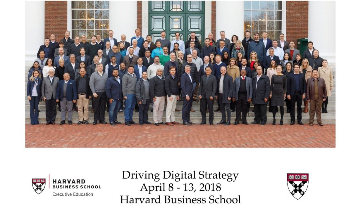 An amazing week discussing digital strategy with with 93 senior executives from 27 countries