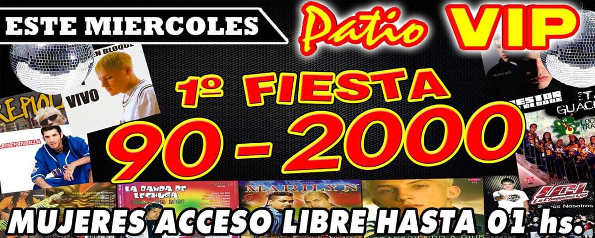 ComplejoJ's tweet photo. #EsteMiercoles
Cortamos la semana con la primera fiesta 90-2000
#PatioVip #Unico https://t.co/CSrqCzUFZn