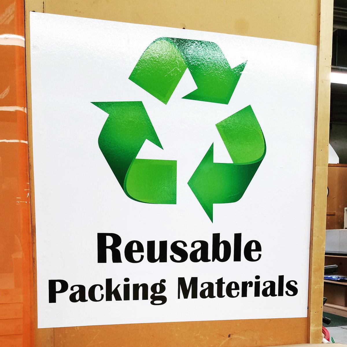 CornellPrint's tweet photo. One way #printisgreen at #Cornell is by reusing and recycling packing material from our supply shipments.  #EarthDay https://t.co/5L1gTfpGZV