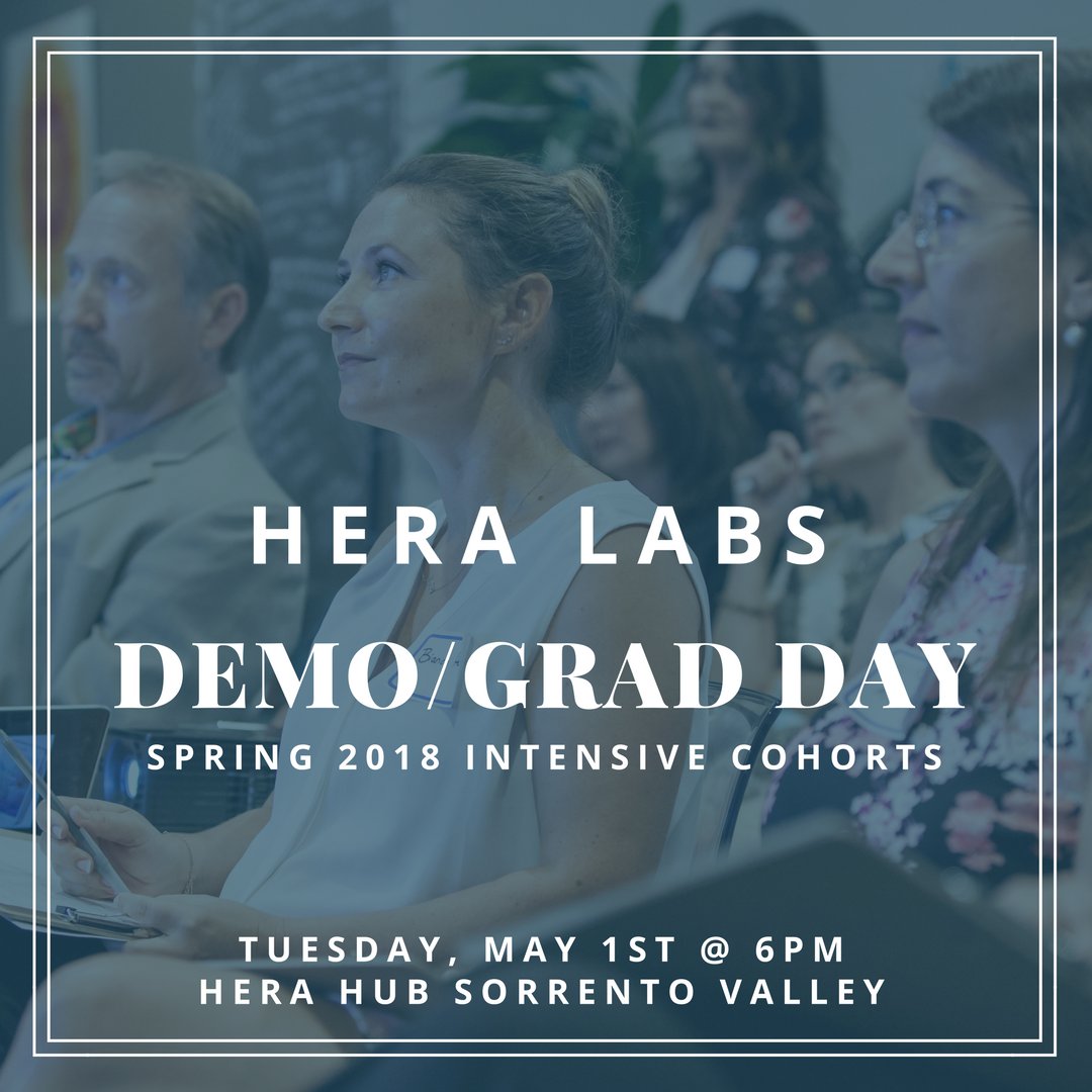 wearestellaco's tweet photo. Meet female founders and leaders in the San Diego startup ecosystem at the Hera Labs Demo/Grad Day on Tuesday, May 1. #SBAAccelerates https://t.co/vmSObKskV0 https://t.co/10HDGcBANW
