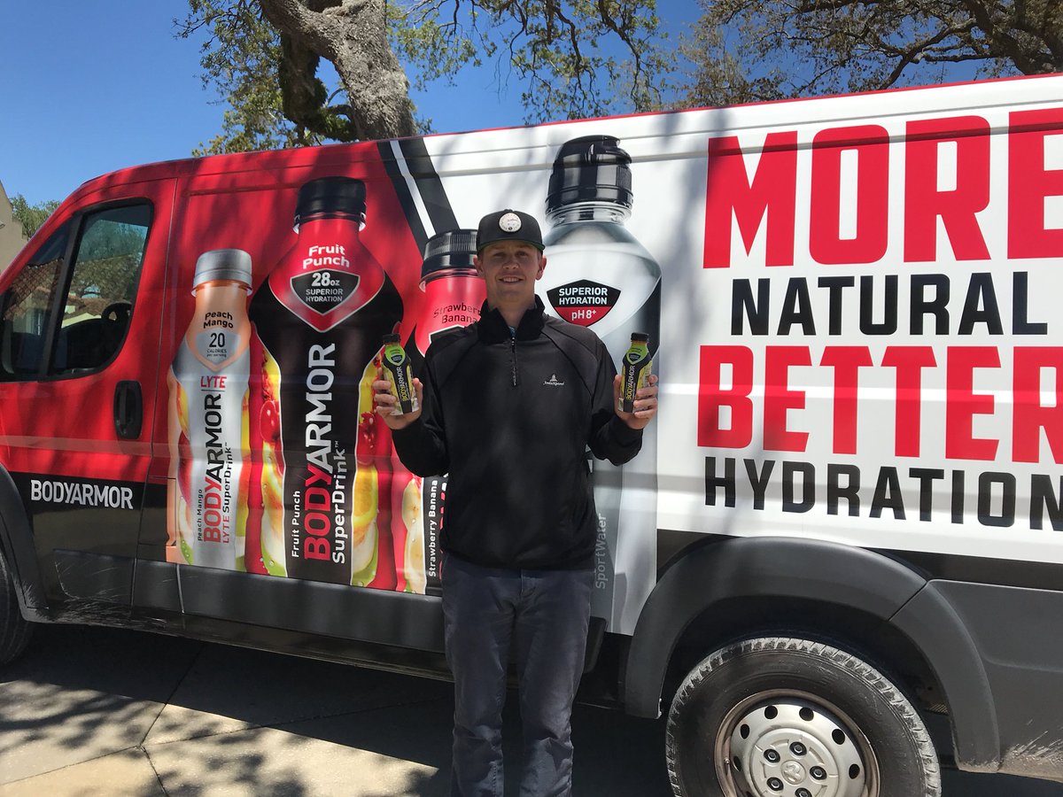 Thanks for coming out and hooking us up with a great product #betterhydraton @DrinkBODYARMOR #switch2bodyarmor