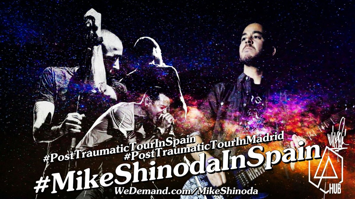 LinkinPark_HUB's tweet photo. Otros soldiers nos están ayudando
a traer a @mikeshinoda Thank you again! España, no podemos parar.
#PostTraumaticTourInSpain
#MikeShinodaInSpain
 @linkinpark @LPAssociation @LPLive @LPFanCorner  @LPfansGB @Gemany_LP
@lpambassadors @LPAustria  #MAKECHESTERPROUD 
 #fuckdepression https://t.co/qLrZRY4sAJ