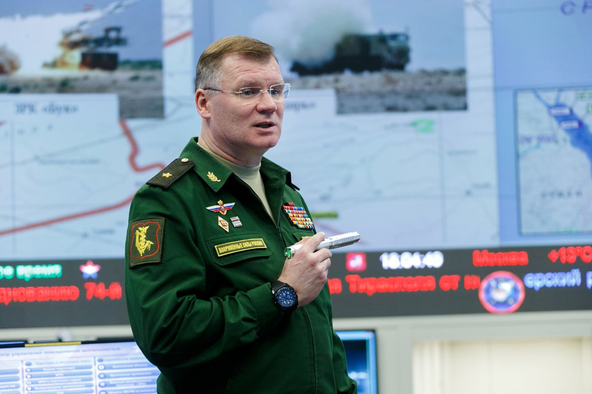 mod_russia's tweet photo. SYRIA #Rus_MoD analyzed effectiveness of missile and bomb strike made by the United States, Great Britain, and France on Syria as well as actions held by Syrian air defence units — https://t.co/NxE3VwRxUv https://t.co/4Ywk7Ytq7S