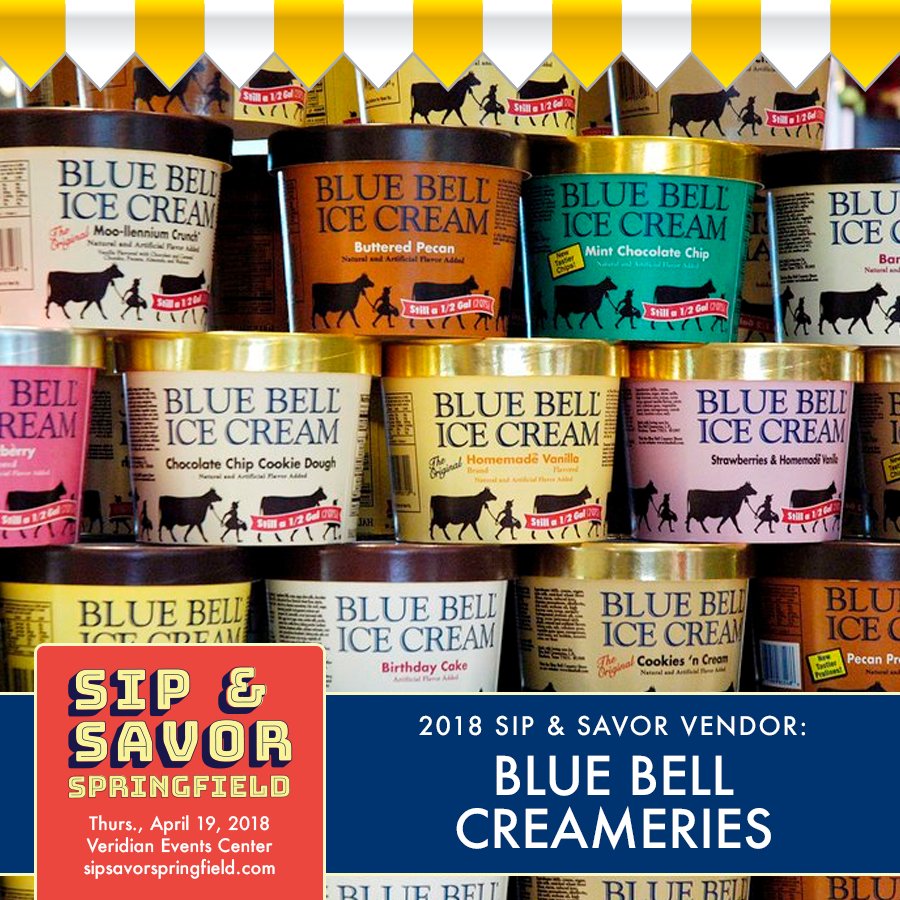 sipsavorsgf's tweet photo. VENDOR SPOTLIGHT: We all scream for Blue Bell Ice Cream! Enjoy samples at this Thursday's Sip &amp; Savor Springfield, all to benefit Harmony House and The Kitchen, Inc.'s Rare Breed Youth Services. #springfieldmo #sgf

BUY TICKETS ➜ https://t.co/4IvbXm49pW https://t.co/Y5GIOfk1vi
