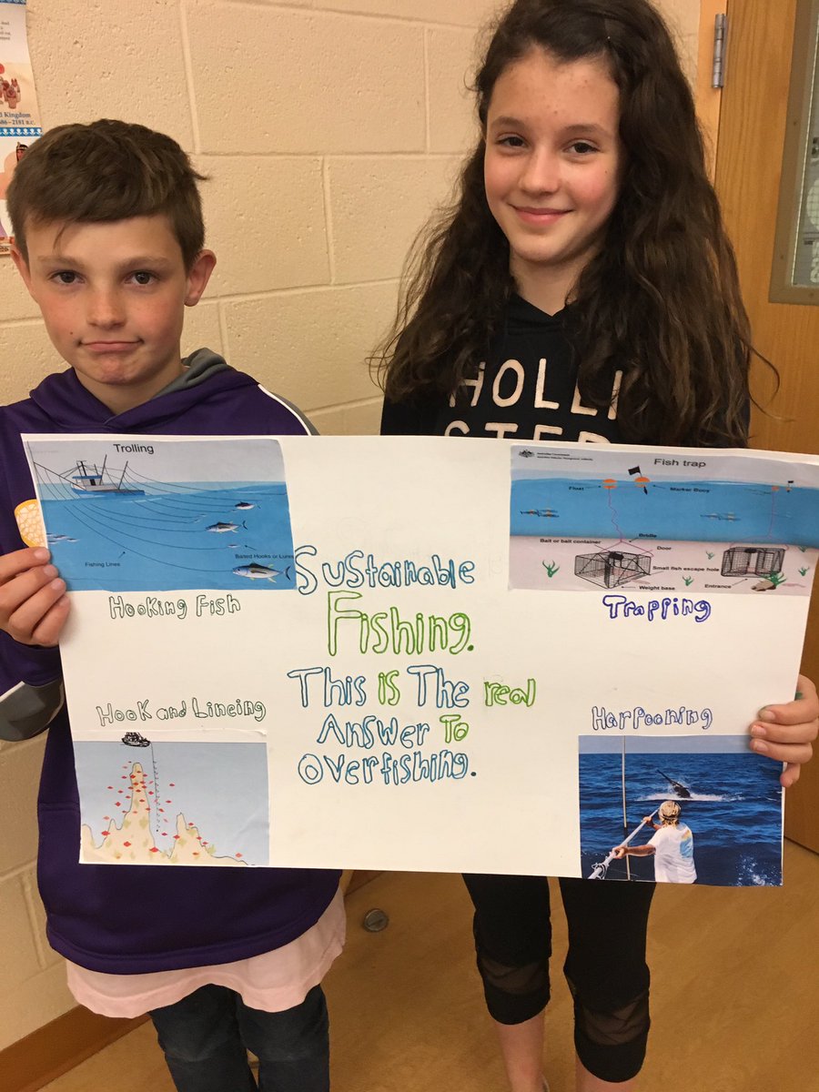 c_hansen21's tweet photo. Our class became experts on sustainable fishing and how pollution is impacting our oceans using the book World Without Fish. #WeAreHB #HBMSPride #EngageHB https://t.co/e2k6Vf7K9n