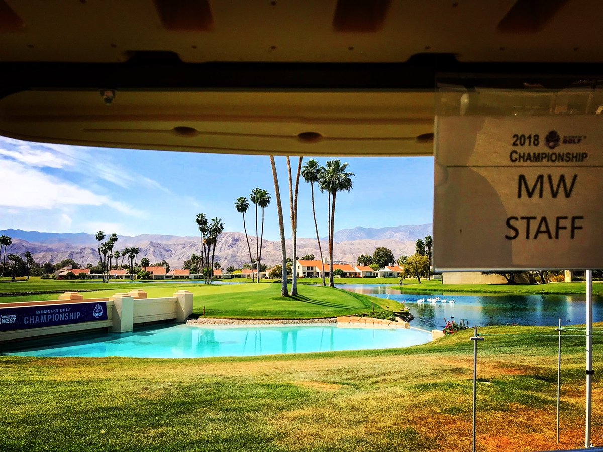 I work hard every day yay yay yay. I work hard, I work hard. 

#viewfromtheoffice #MWWGolf #smsports #PalmSprings