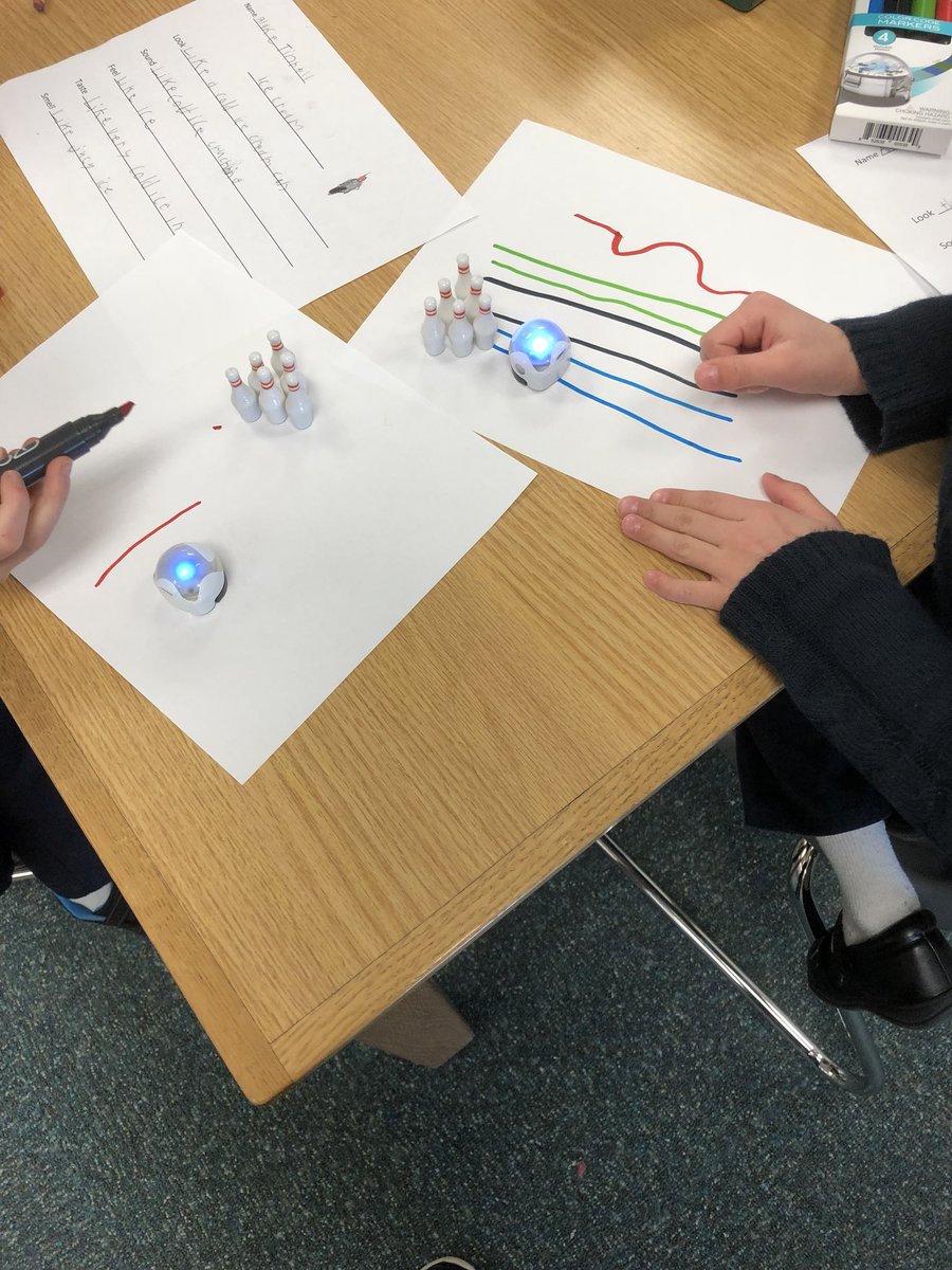 mrs_slucher's tweet photo. 1st grade Ss exploring coding with ozobots! @Schaffner063 @Area1JCPS @JCPSLMSDrLynn @Mrs_Ds_Firsties #jcpslibraries #SchoolLibraryMonth #codingwithozobots https://t.co/wkd3JesUei