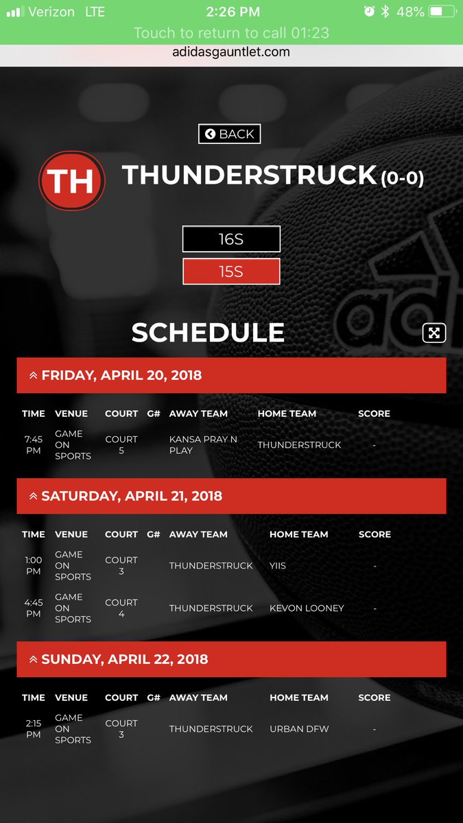 BballWinners's tweet photo. Our 15u schedule for the first live period in Dallas this weekend #OTSF https://t.co/memjxdXHTM