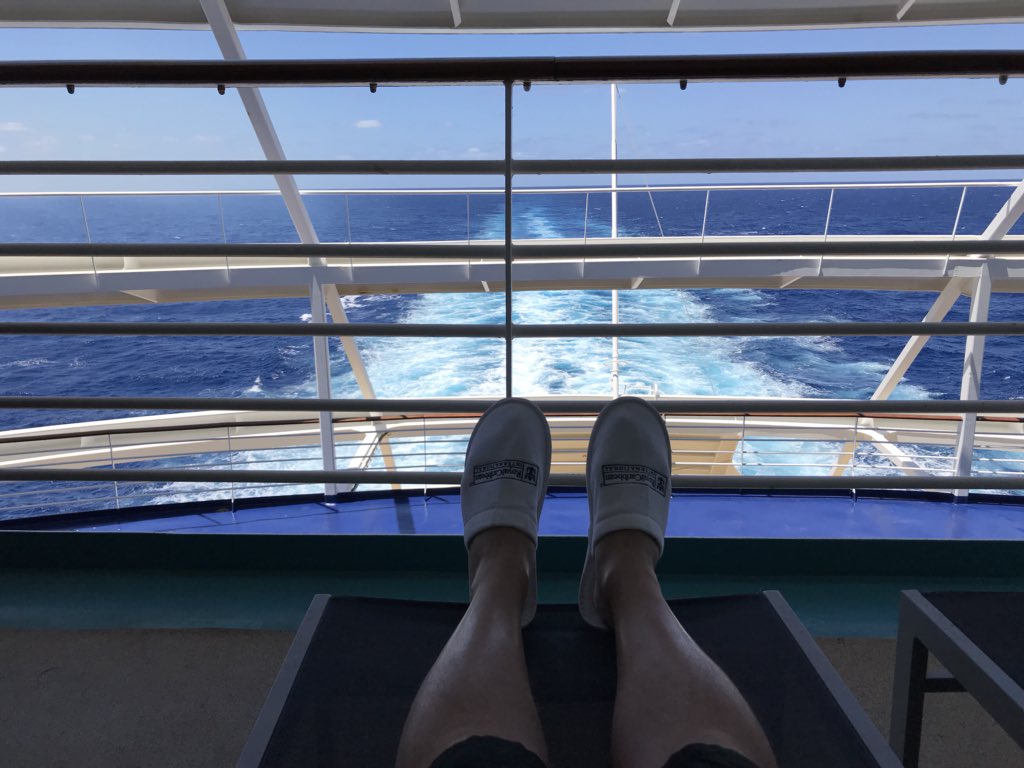 GregBrockman's tweet image. Thank you Royal Caribbean for the amazing and EXTREMELY relaxing view from my Aft JR Suite on the Liberty of the Seas!!  My NEW happy-place for the next 2 weeks!! @RoyalCaribbean @JamesVanFleet #LibertyOTS #DiamondPlus #Loyal2Royal