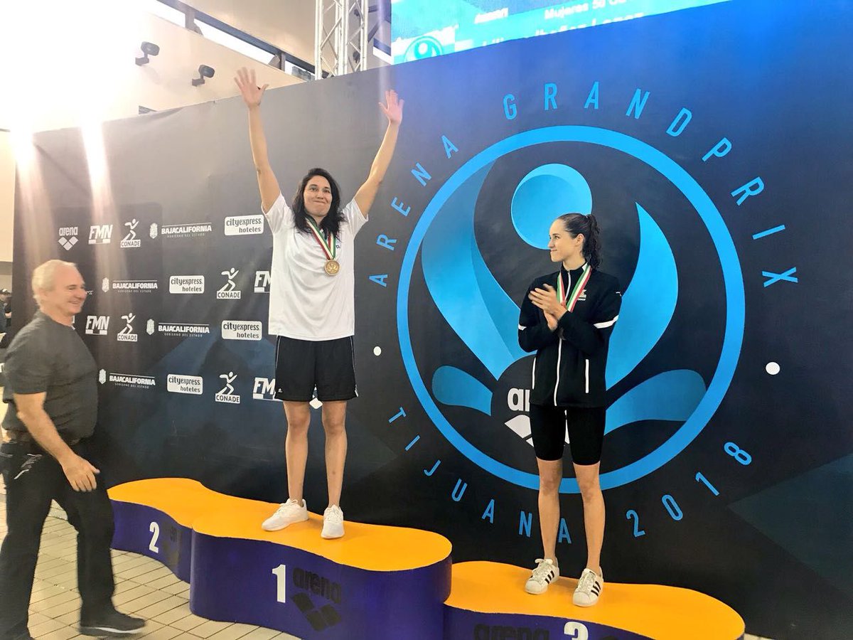 miguelmarquezm's tweet photo. Muchas felicidades a Celia del Rocio, @liliyaks y Andrea Mariscal quienes el fin de semana pusieron el nombre de Guanajuato una vez más en alto durante el Nacional de #Natación #ArenaGPTijuana2018. #OrgulloGto https://t.co/hWIqPiUiFt
