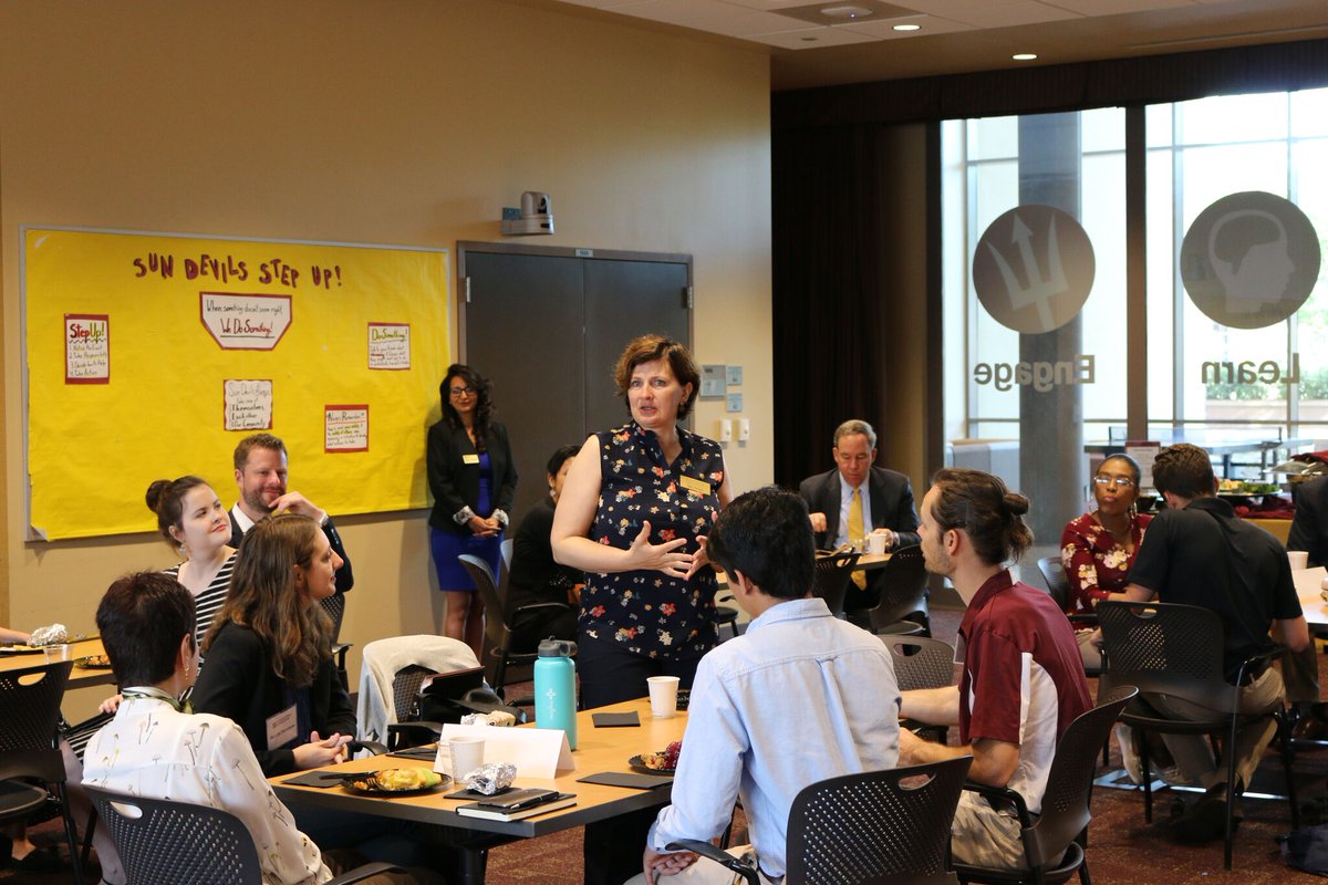 McCainInstitute's tweet photo. The McCain Institute's 2017 NGL Cohort kicked off their week-long leadership training module at @ASU by meeting with @asupublicsvc to discuss and collaborate on civic leadership projects and public service opportunities #NGLASU https://t.co/AkeOvFNY4K
