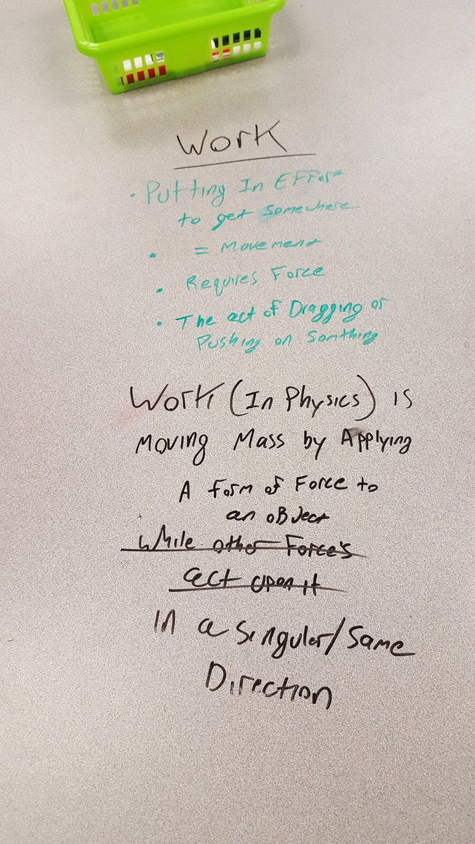 PACarlton's tweet image. What does it mean to do work in Physics?  Today students explored this topic #saderscience