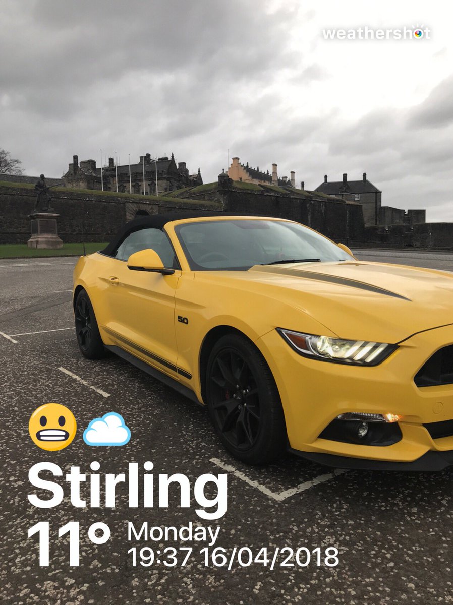WindyWilson88's tweet photo. #WeatherCheck #Stirling #Castle
Windy says still dry but for some, itβll be exceptionally WET and WINDY tonight
#TangLife #V8 #BringTheNoise #Mustang #FordMustangGT #WildPony https://t.co/msZfOv3D8Y