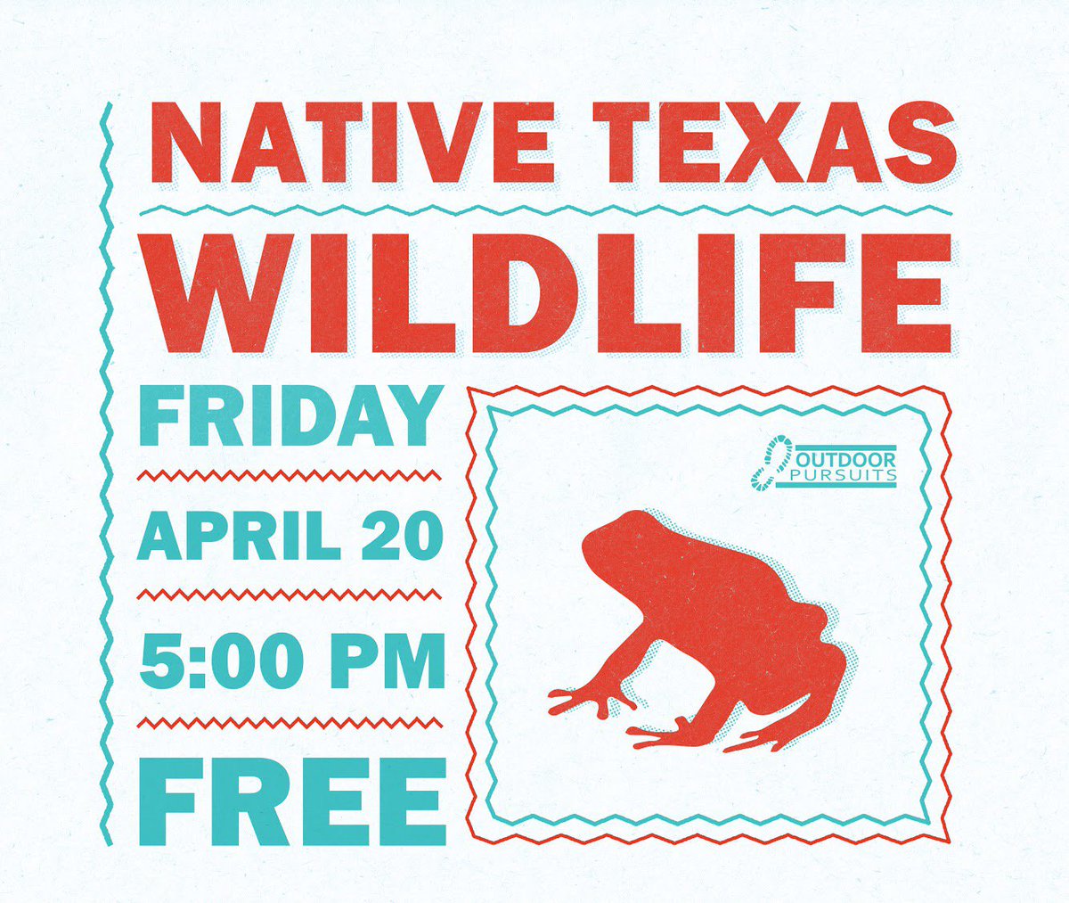 untopc's tweet photo. With #EarthDay just around the corner we have a brand new #free clinic all about Native Texas Wildlife! We want to see you there #UNT ! https://t.co/n9RGAvwyx1