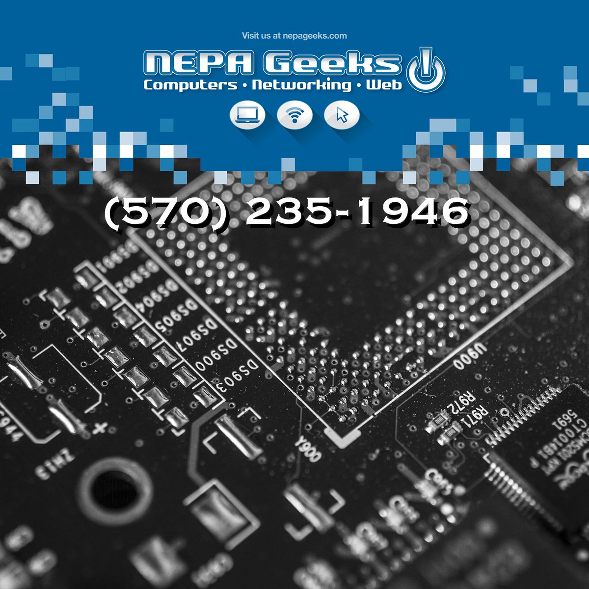 nepageeks's tweet photo. We can help! (570) 235-1946
#computers #computerrepair #networking #networksolutions #web #internet #data #datamanagement #wilkesbarre #scraton https://t.co/vZjYNZm2tH