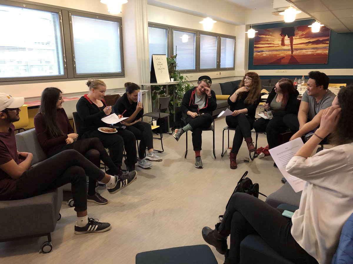 eduhackfi's tweet photo. We had a lot of fun tonight in our pre-event at @TurkuGameHub! Join us for the next one at @boostturku! https://t.co/7MKYaUr3k8