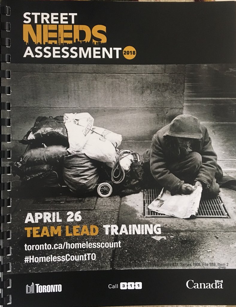 maltais_valerie's tweet photo. Great training session today in preparation for the upcoming 2018 Street Needs Assessment #SNA that will take place on April 26. There is still time to sign up https://t.co/2KOLRCCLaa @TAEHomelessness @TorontoArchives #TASSC #HomelessCountTO #NationalVolunteerWeek @GetInvolvedTO https://t.co/ZhpIk6fWFI