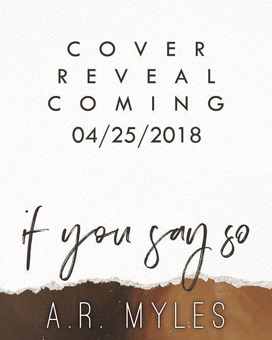 msashmyles's tweet photo. ⭐ IT'S COMING! ⭐

RELEASING MAY 29TH, 2018!

COVER REVEAL APRIL 25TH, 2018!

Bloggers, if you want to sign up, here is the link! https://t.co/f0TStRlhWc
#comingsoon #IfYouSaySo #newadultromance #coverreveal #bloggers #bloggersignup #authorslife #writerslife #indieauthor https://t.co/SKDkpItJD7